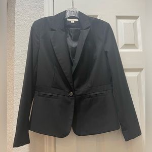 Merona one button black blazer